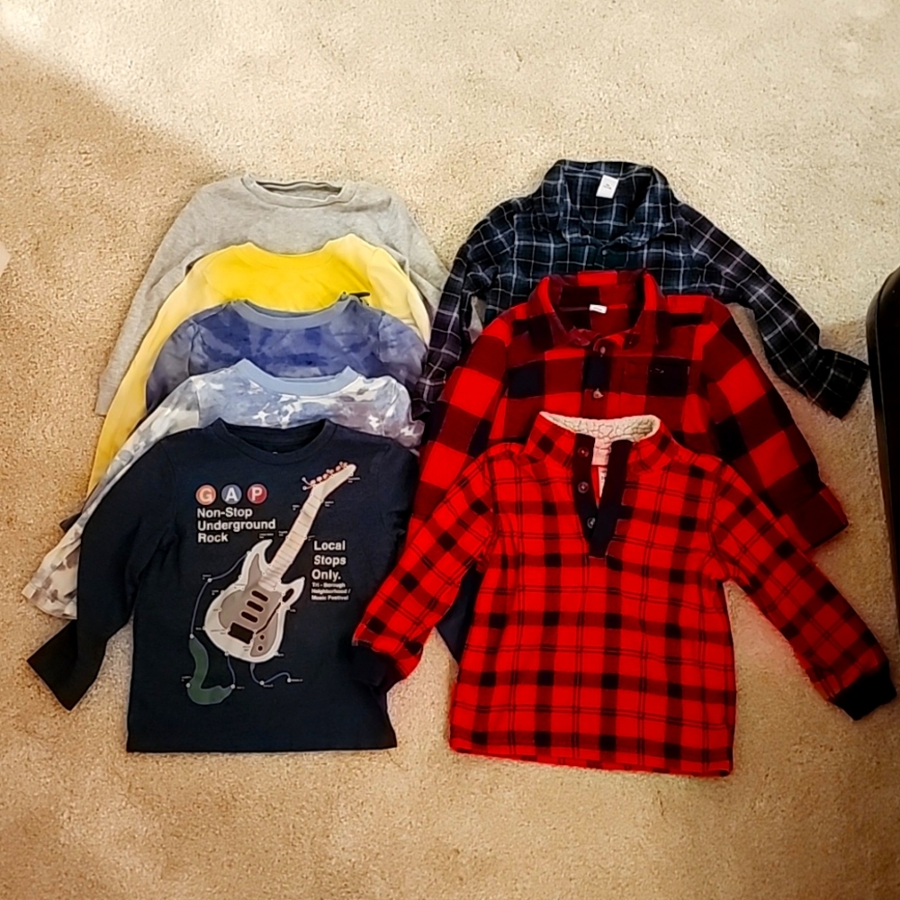 Gap Toddler boys long sleeve shirt lot